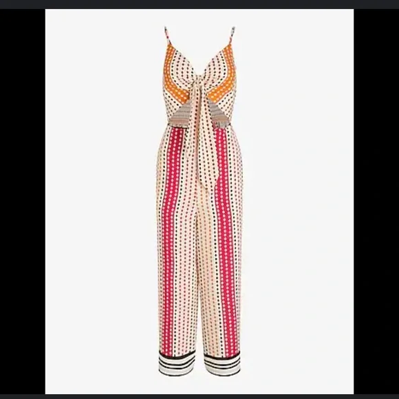 Express Jumpsuit with Pockets 🩷🧡🤍 - Picture 4 of 8